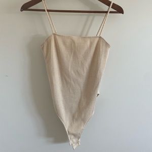 Beige bodysuit